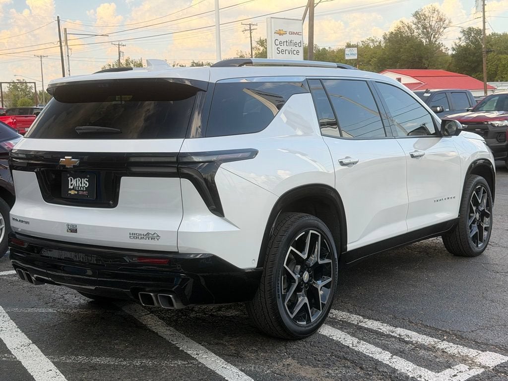 2025 Chevrolet Traverse High Country